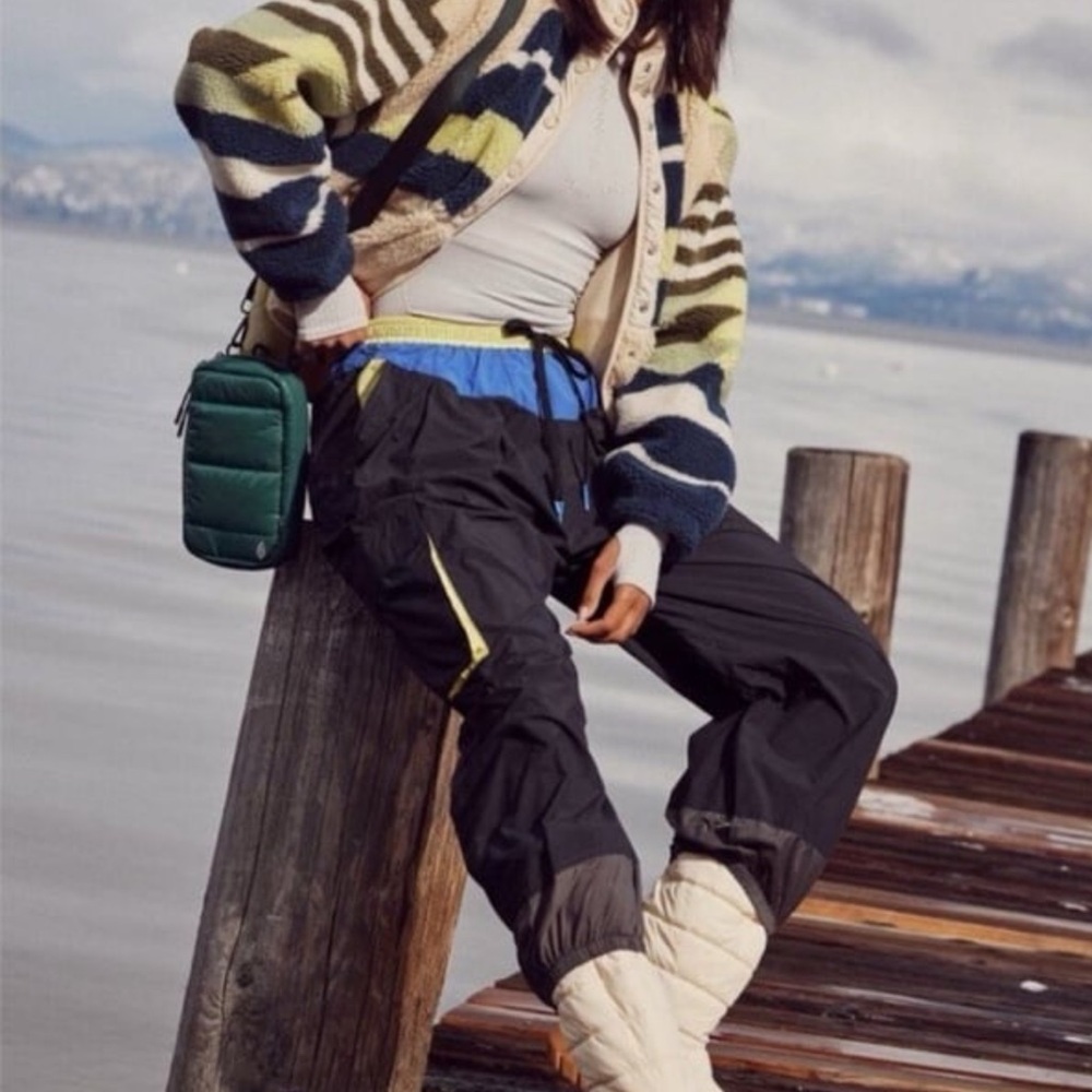 NEW Free People Hit The Slopes Jacket Fielding Stripe Combo, XS - Picture 3 of 12